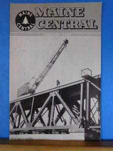 Maine Central Railroad Employees Magazine 1957 January