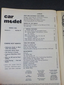 Car Model Magazine 1964 March GT Styling Sectioning a truck