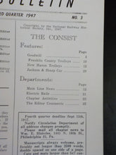 NRHS Bulletin 1947 V12 #3 Franklin County Trolleys New Haven Jackson & Sharp