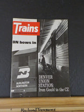 Trains Magazine 1970 June BN bows in Denver Union Station