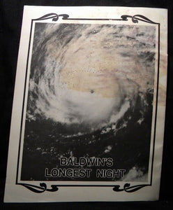 Baldwin’s Longest Night by Frank Redditt Soft Cover Notice the damage