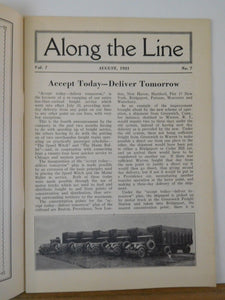 Along the Line 1931 August New York New Haven & Hartford Employee Magazine