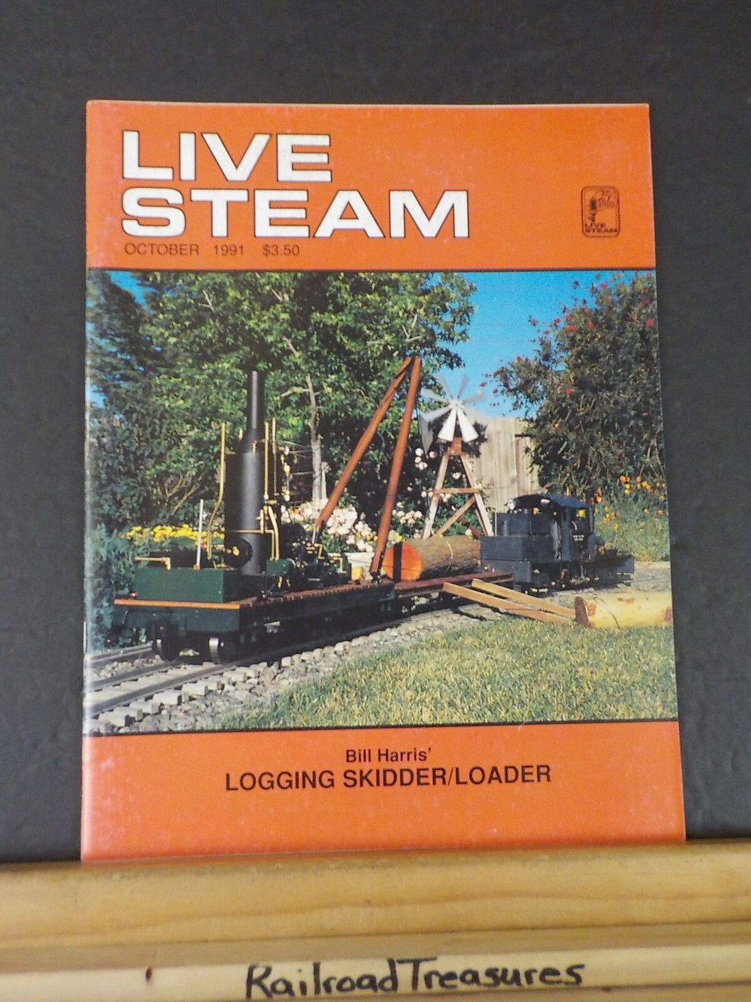 Live Steam Magazine 1991 October Logging Skidder/Loader Automatic Electric Model