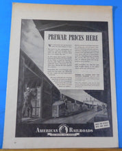 Ads Association of American Railroads Lot #200 Advertisements from magazines (3)
