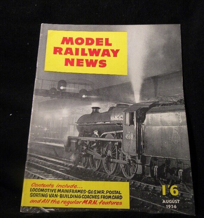 Model Railway News 1956 August G&SWR postal sorting van London United Electric T