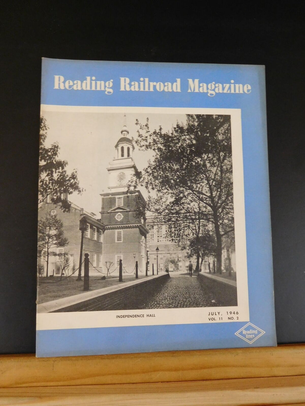 Reading Railroad Magazine Employee 1946 July Independence Hall