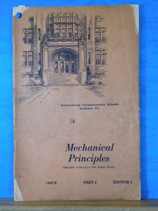 ICS Mechanical Principles #1965B Part 2 Edition 2  1941  47  pages