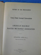 Report of the Proceedings of the 43rd Annual Convention of the American Railway