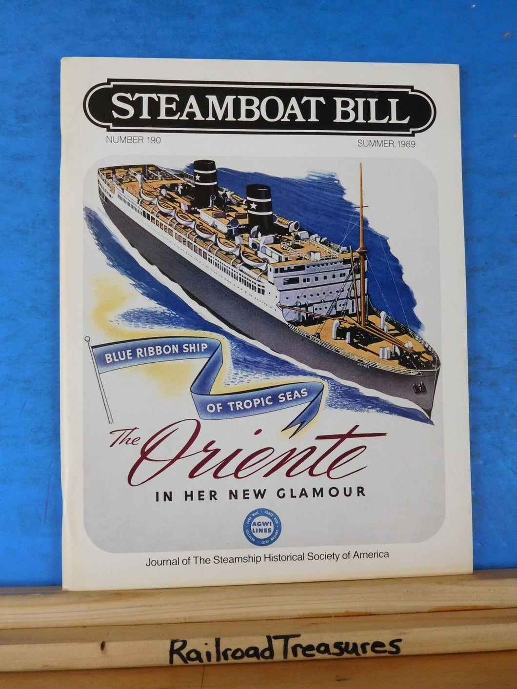 Steamboat Bill #190 Summer 1989 Journal of the Steamship Historical Society