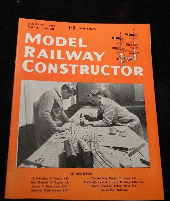 Model Railway Constructor 1954 January #238 Modern Southern Rolling stock Isle o