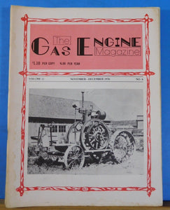 Gas Engine Magazine 1976 Nov Dec Wisconsin & England Linked By Tape