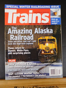 Trains Magazine 2011 December Alaska Railroad Extreme weather routes