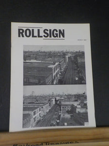 Rollsign Magazine of New England Transit News 1969 March