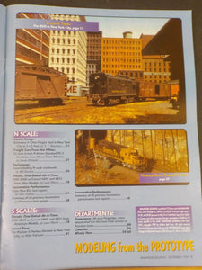 Railmodel Journal 1999 September NYC operations in New York City City as scenery