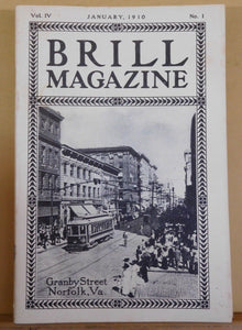 Brill Magazine 1910 January coal & ash cars Double deck cars Caboose Omnibuses