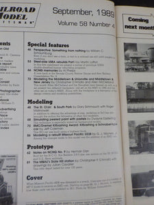 Railroad Model Craftsman Magazine 1989 September Rebuilt USRA Boxcars NCNG #9 dr