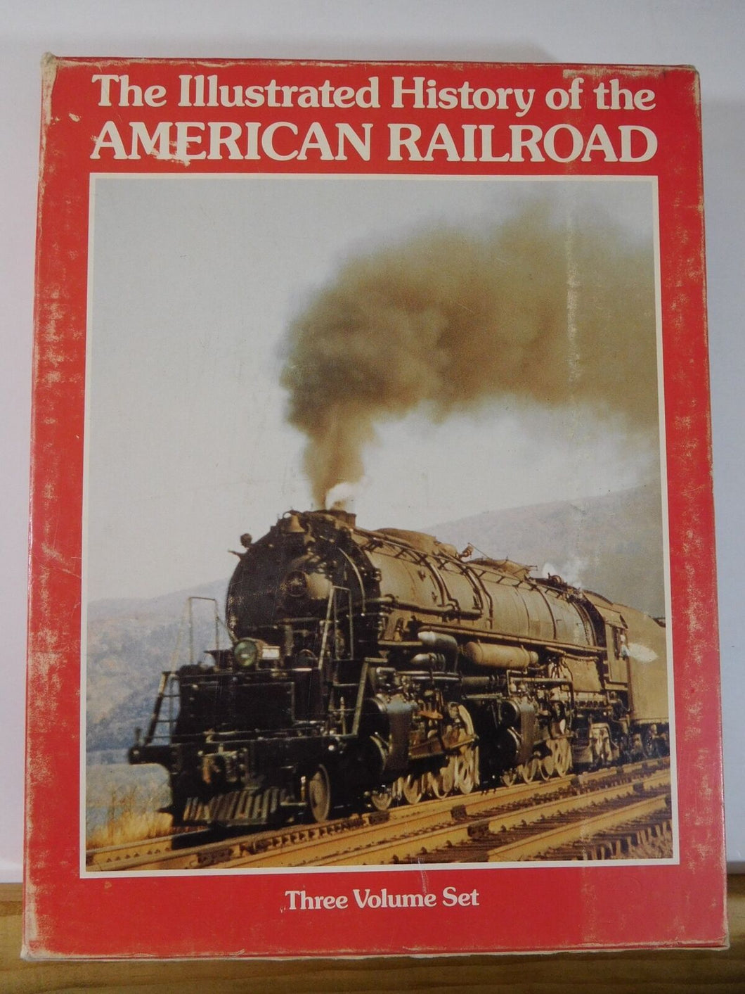 Illustrated History of the American Railroad 3 volume set NYC PRR B&O Slip Cover