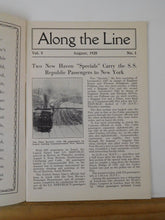 Along the Line 1928 August New York New Haven & Hartford Employee Magazine