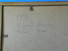 Photo Framed Photo Pennsylvania Railroad Company Picnic 1956 11 x 9