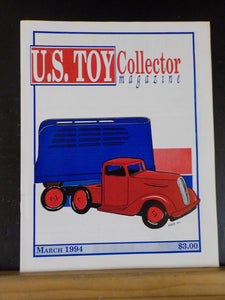 US Toy Collector Magazine 1994 March Hubley 500 Series Trucks Lumar Wreck Truck