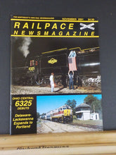 Rail Pace News Magazine 2001 November Railpace Ohio Central #6325 Delaware-Lacka