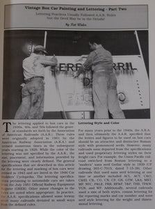 Railway Prototype Cyclopedia Volume 4 AAR box car lettering Frt car trucks Reefe