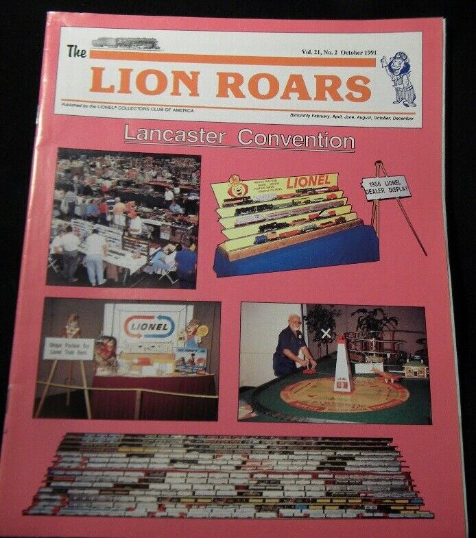 Lion Roars 1991 October Lionel Collectors Club Magazine
