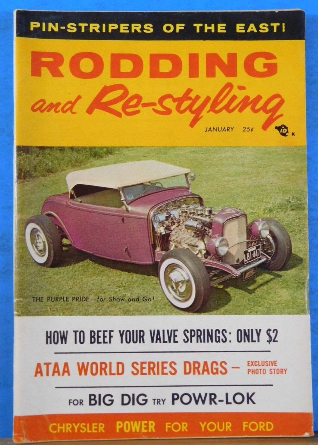 Rodding and Re-styling 1958 January Pin Stripers of the East