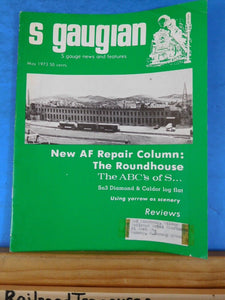 S Gaugian 1973 May New AF Repair Column Sn3 Diamond & Caldor Log flat