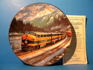 Golden Age of American Railroads Plate Collection Empire Builder #0225B GN