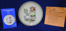 Hummel Annual Plate 1974 Girl with Geese