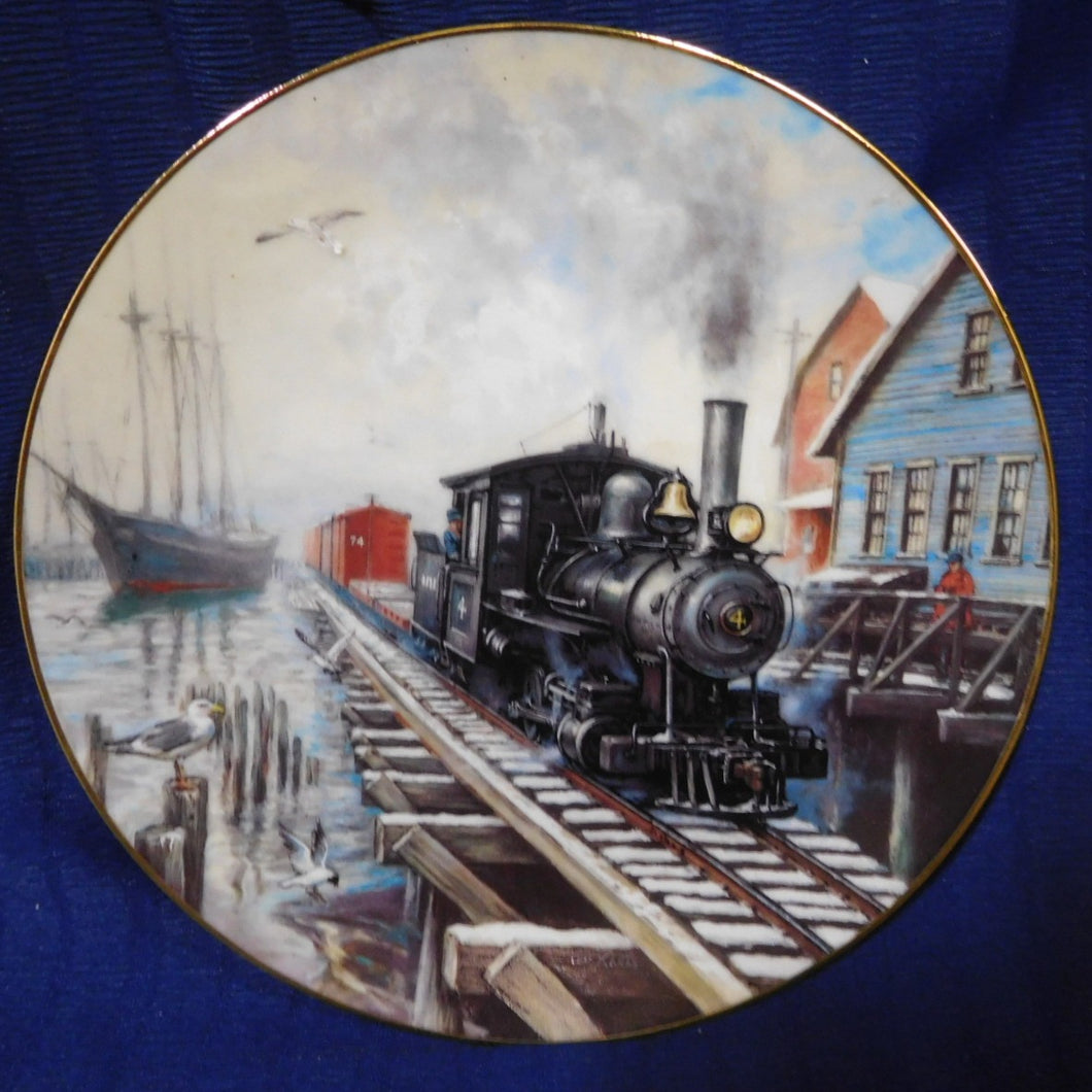Winter Rails Plate Collection By Sea or Rail by Ted Xaras The Hamilton Collection