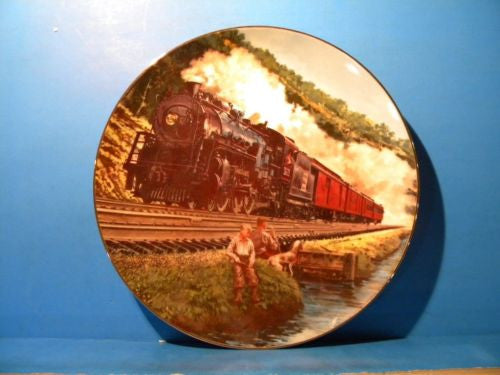 Classic American Trains Plate Collection Homeward Bound #4763C Deneen