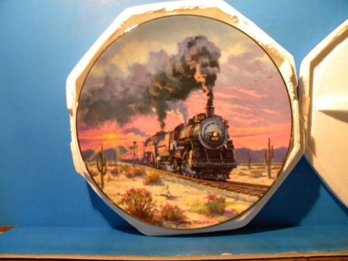Romance of the Rails Plate Collection Sunset Limited #1997A Tutwiler