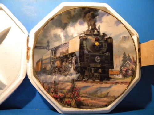 Romance of the Rails Plate Collection Portland Rose #3552A Tutwiler