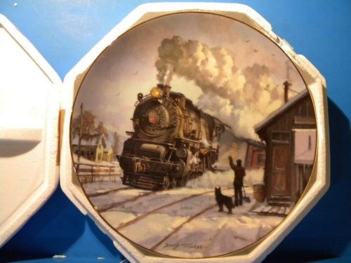 Romance of the Rails Plate Collection Sunrise Limited #1546A Tutwiler