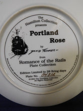 Romance of the Rails Plate Collection Portland Rose by David Tutwiler