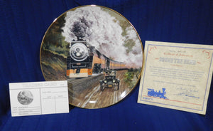 Classic American Trains Plate Collection Round the Bend by J.B. Deneen Artaffects