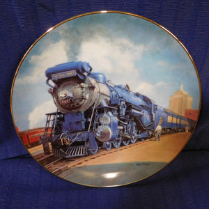 The Golden Age of American Railroads The Blue Comet by Ted Xaras The Hamilton Collection