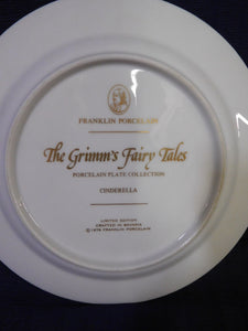 Grimm's Fairy Tales Cinderella Franklin Porcelain 1978