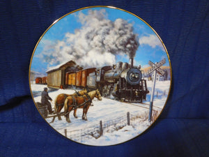 Winter Rails Plate Collection Country Crossroads by Ted Xaras The Hamilton Collection
