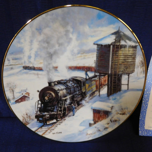 Winter Rails Plate Collection The Long Haul by Ted Xaras The Hamilton Collection