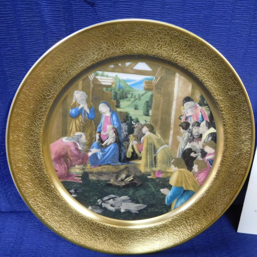 The Pickard Christmas Plate The Adoration of the Magi by Botticelli 1979
