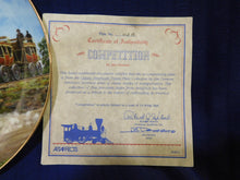 Classic American Trains Plate Collection Competition by J.B. Deneen Artaffects