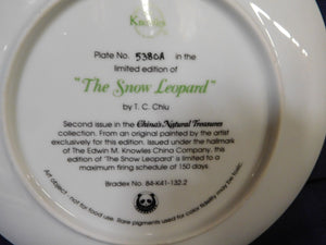 China's Natural Treasures The Snow Leopard by T.C. Chiu Knowles