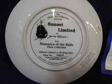 Romance of the Rails Plate Collection Sunset Limited by David Tutwiler