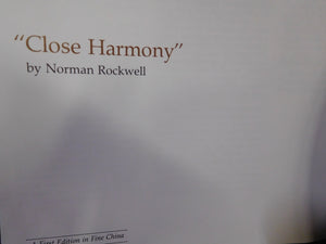 Norman Rockwell Close Harmony Rockwell's Light Campaign